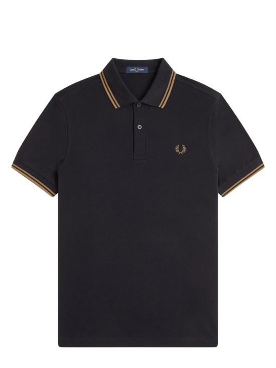 25FW 프레드페리 폴로 티셔츠 FP M3600P 55 S77 BLACK - FRED PERRY