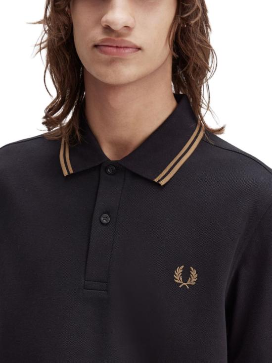 25FW 프레드페리 폴로 티셔츠 FP M3600P 55 S77 BLACK - FRED PERRY