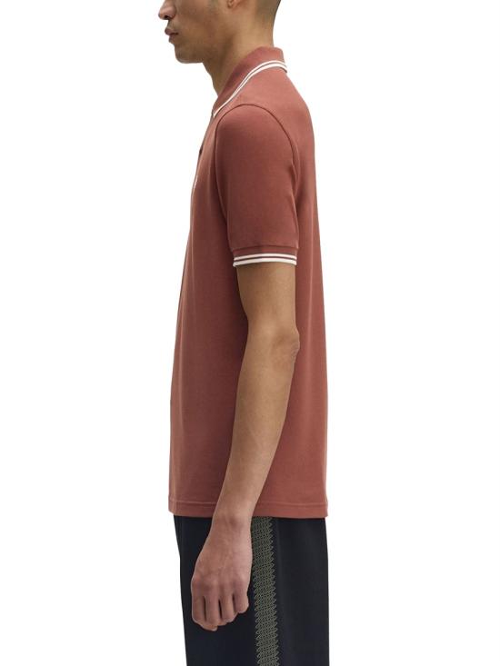 25FW 프레드페리 폴로 티셔츠 FP M3600P 55 Z51 BROWN - FRED PERRY