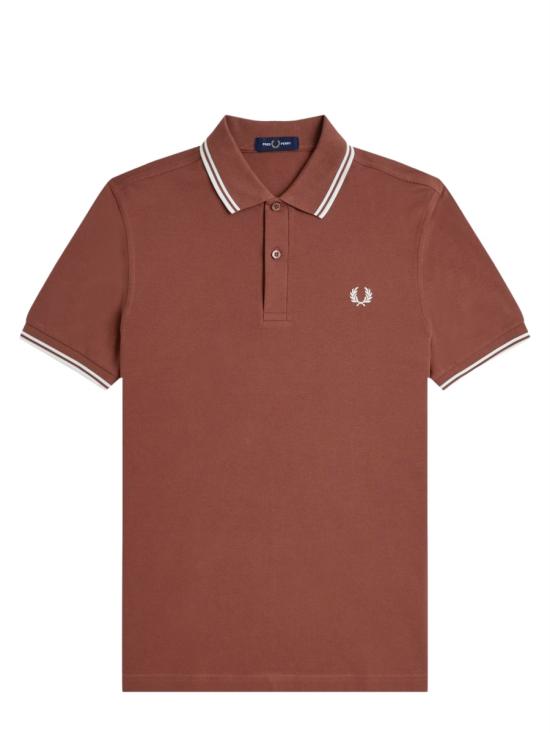 25FW 프레드페리 폴로 티셔츠 FP M3600P 55 Z51 BROWN - FRED PERRY