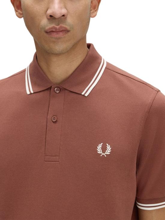 25FW 프레드페리 폴로 티셔츠 FP M3600P 55 Z51 BROWN - FRED PERRY