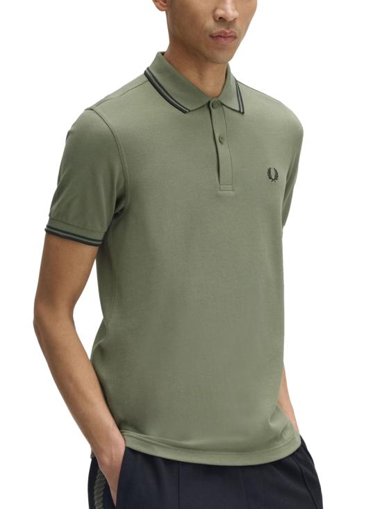 25FW 프레드페리 폴로 티셔츠 FP M3600P 55 Z50 GREEN - FRED PERRY