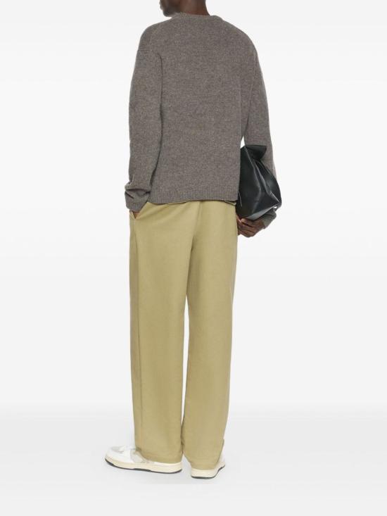 25FW 메종키츠네 드레스드 폭스 인타르시아 울 스웨터 PM00806KH0002H170 GREY - MAISON KITSUNE