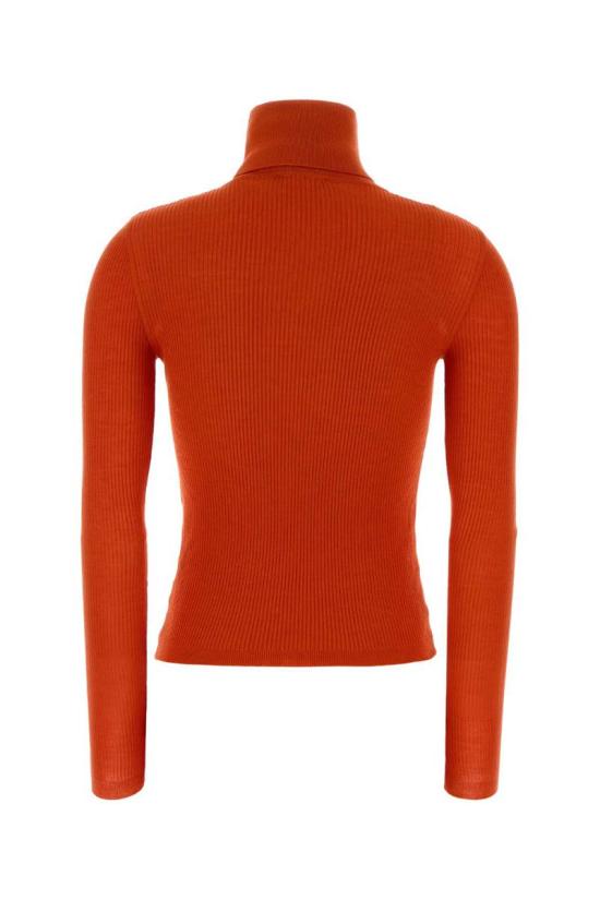 25FW 생로랑 터틀넥 637869YAPK2 6400 ORANGE - SAINT LAURENT