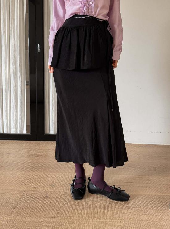  더 엔케이씨 스토어 미디 스커트 Nkc 스토어 스테파니 2피스 스커트