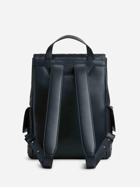 25FW 보테가베네타 백 투 스쿨 백팩 805971V2HL1 2077ARDOISE SILVER MIDNIGHT BLUE - BOTTEGA VENETA