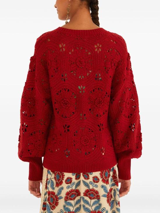 25FW 팜 리오 가디건 345805 L0028 RED - FARM RIO