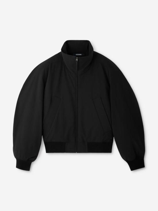 25FW 자크뮈스 집업 니트 25HOUM00123AW00239 990BLACK Black