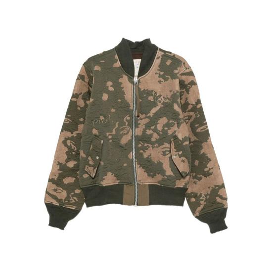 25FW 키드슈퍼 봄버 자켓 COLAB 04 PIET COLLA GREEN