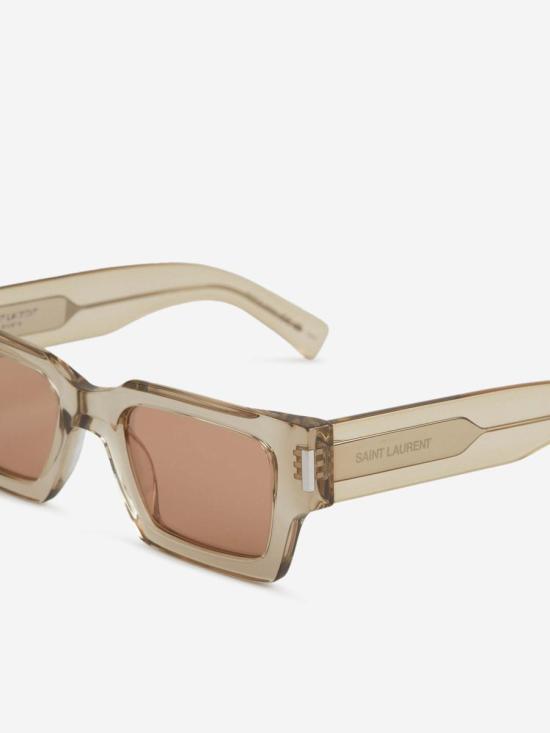 25FW 생로랑 안경 736432Y9956 7405TR YELL TR YELL BROWN Beige - SAINT LAURENT