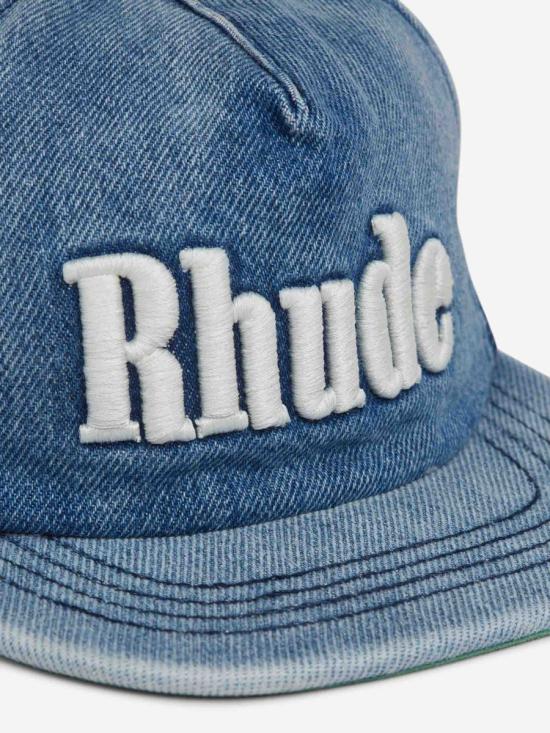 25FW 루드 볼캡 RHPF25HA01741 3130OXFORD INDIGO DENIM BLUE - RHUDE