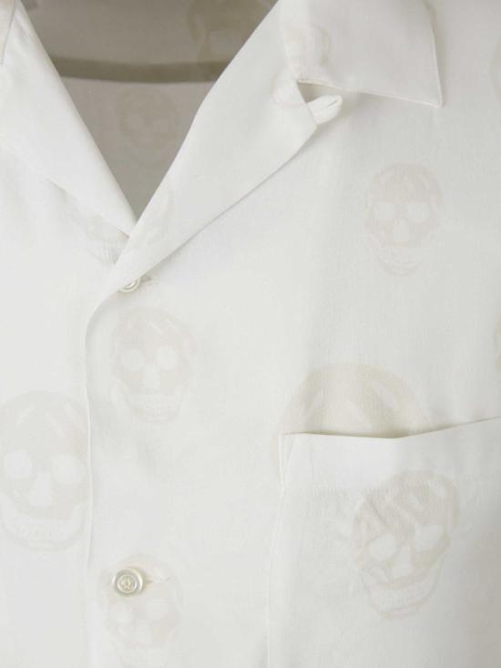 25FW 알렉산더 맥퀸 긴팔 셔츠 847304QRACU 9304CREAM IVORY WHITE - ALEXANDER MCQUEEN