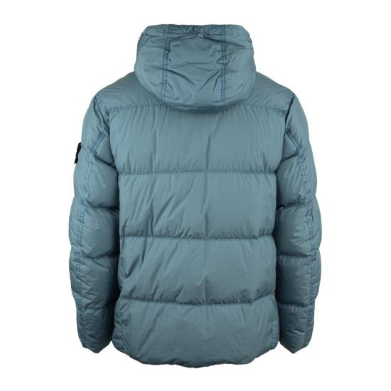 25FW 스톤 아일랜드 크링클랩스 와펜 패치  후드 다운 자켓 크링클랩스 와펜 패치  후드 다운  K2S154100011S0A23V002B BLUE - STONE ISLAND