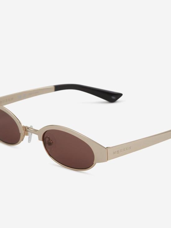 25FW 알렉산더 맥퀸 안경 852498I3330 7024GOLD GOLD BROWN - ALEXANDER MCQUEEN