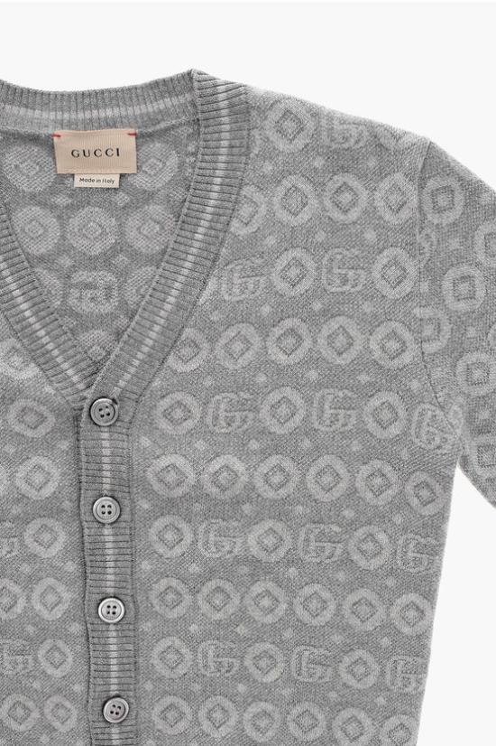  [키즈] 구찌 가디건 770161XKDRV1050 Gray - GUCCI