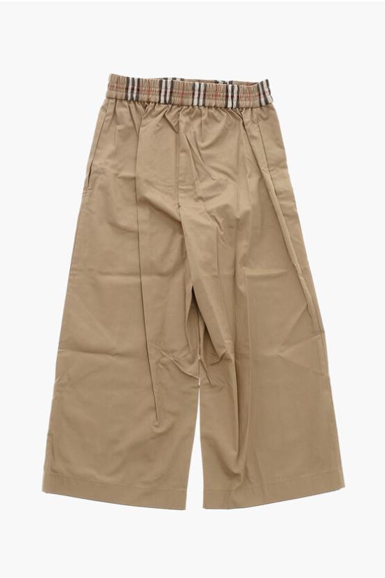  [키즈] 버버리 스트레이트 팬츠 8068047ARCHIVEBEIGE Beige - BURBERRY