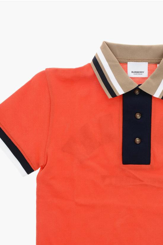  [키즈] 버버리 폴로 셔츠 8069511RED Orange - BURBERRY