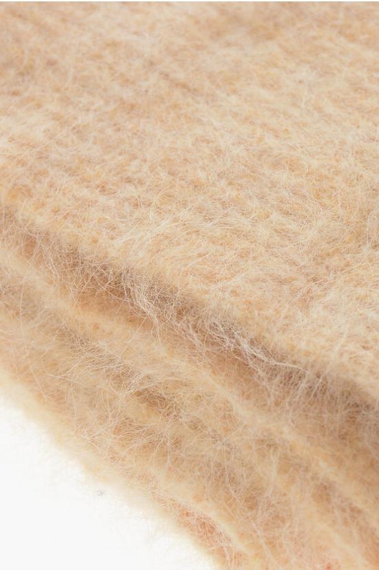  세퍼 알파카 블렌드 프린지 스카프 FW24FUZZYSCARF A0014 Beige - SEFR