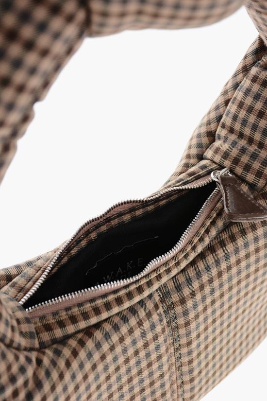  어웨이크 모드 숄더백 AW22 PSS23 BG04 EIGEGINGHAM BROWN CHECK Beige - A.W.A.K.E. MODE