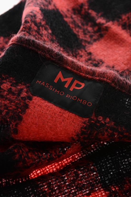  마시모 피옴보 머플러/스카프 1126 J10 Nero Rosso - MASSIMO PIOMBO