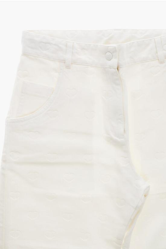  [키즈] 디올 스트레이트 팬츠 4WBM11PANG013 White - DIOR