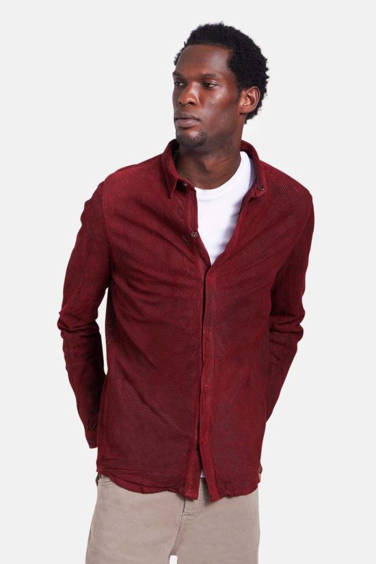  조르지오 브라토 가죽 자켓 가죽 셔츠 - GIORGIO BRATO