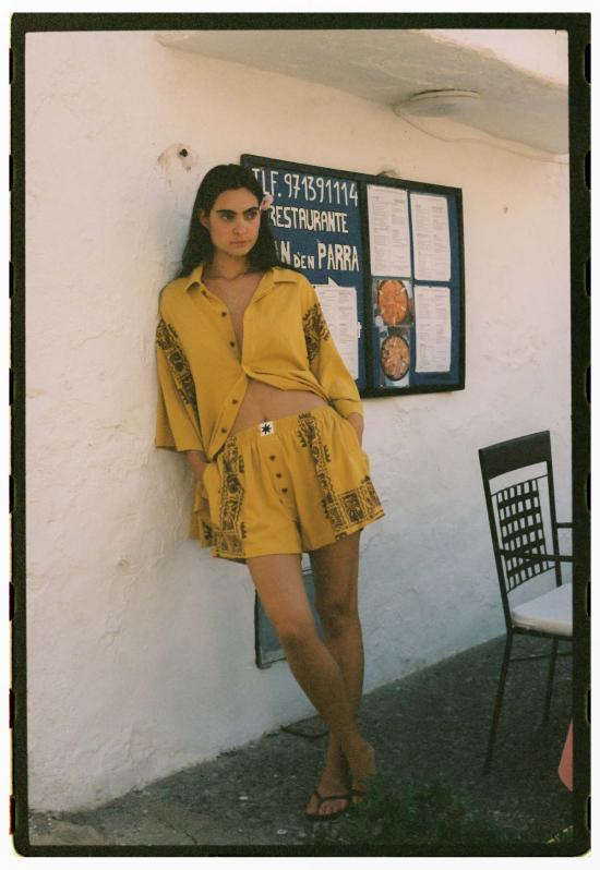  Ciao Ciao Vacation 블라우스 챠오 챠오 휴가 썬 크랩 치카 알렉시아 셔츠 - OTHER BRANDS