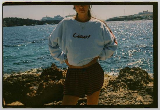  Ciao Ciao Vacation 긴팔 티셔츠 Amatriciana