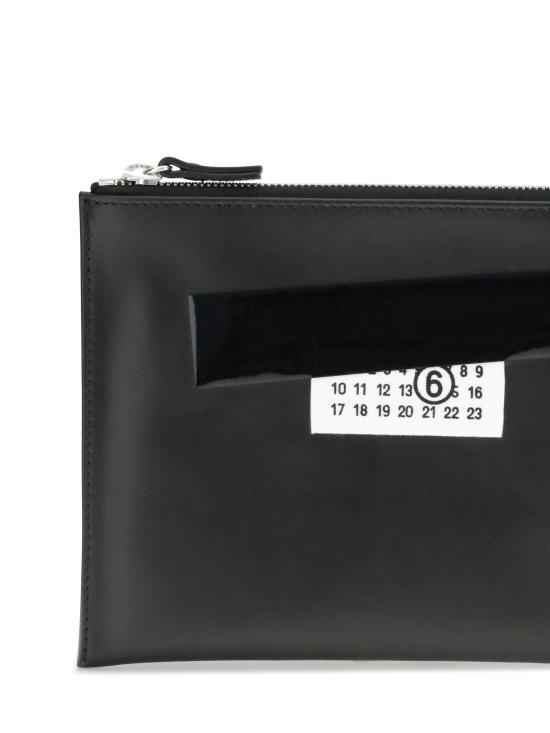 25FW MM6 메종마르지엘라 클러치/파우치 SA6WF0002P8651 T8013 BLACK - MM6 MAISON MARGIELA