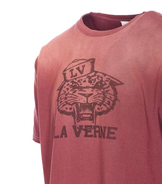 25FW 와일드 동키 반팔 티셔츠 LA VERNE FADED BRICK Red - WILD DONKEY