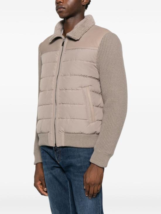 25FW 꼬르넬리아니 숏패딩 26L5N42620108 033 Beige - CORNELIANI