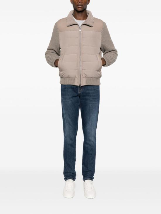 25FW 꼬르넬리아니 숏패딩 26L5N42620108 033 Beige - CORNELIANI