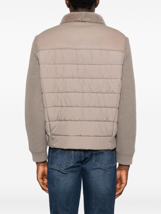 25FW 꼬르넬리아니 숏패딩 26L5N42620108 033 Beige - CORNELIANI