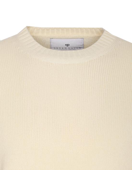 25FW 세븐 게이지 스웨터 PUL0016 10081 White - SEVEN GAUGE