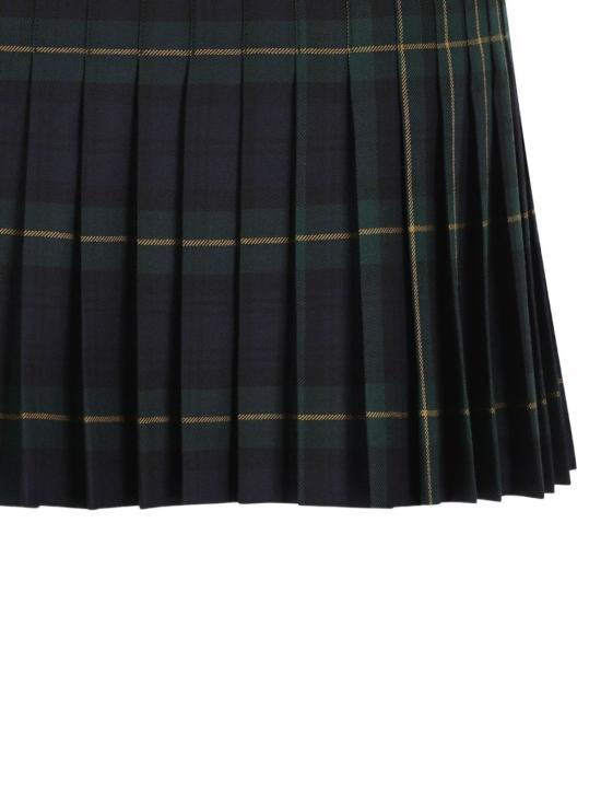 25FW 셀린느 킬트 미니 스커트 RJ03D 0109GAB5 Green - CELINE