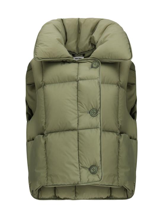 25FW 옌키옌키 베스트 COZYCLOUDVEST MICROOLIVE GREEN