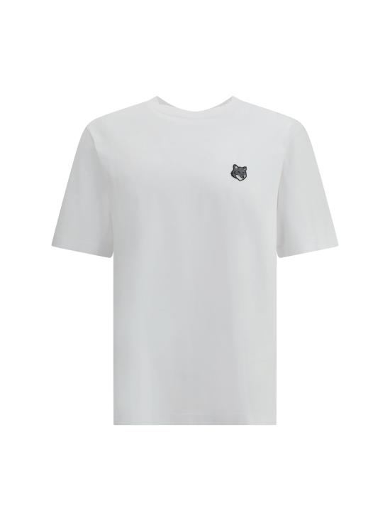 26SS 메종키츠네 폭스 헤드 컴포트 티셔츠 PM00108KJ7025 P100 WHITE