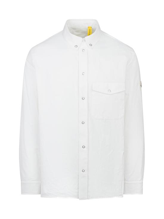 25SS MONCLER FRAGMENT GENIUS 긴팔 셔츠 K109U2F00002M5271 001 BIANCO