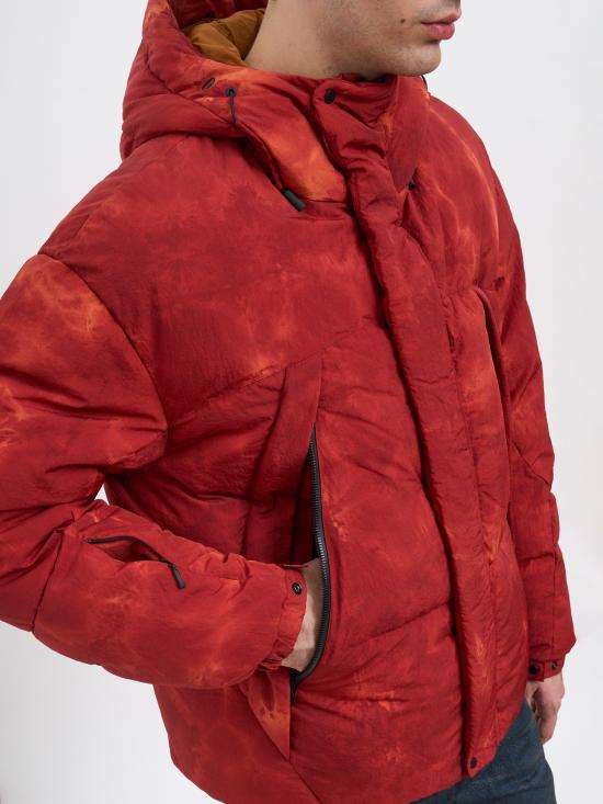 25FW JG1 숏패딩 M01INVFIRECAMO Red - JG1