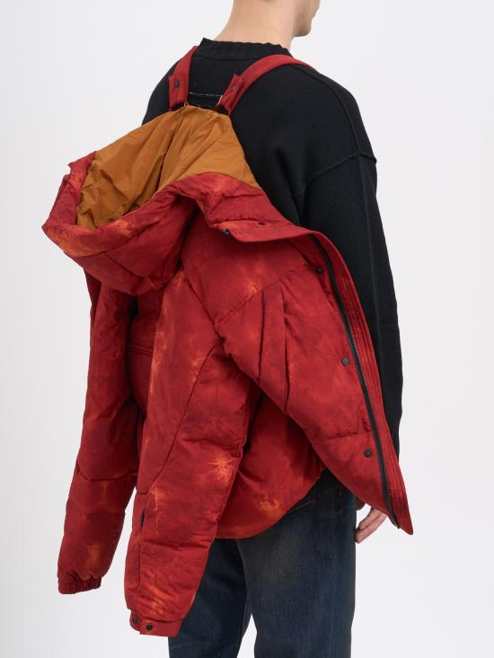 25FW JG1 숏패딩 M01INVFIRECAMO Red - JG1