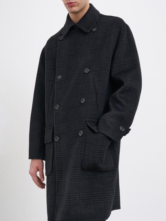 25FW 파올로페코라 트렌치 코트 MN0316101Q981 Grey - PAOLO PECORA