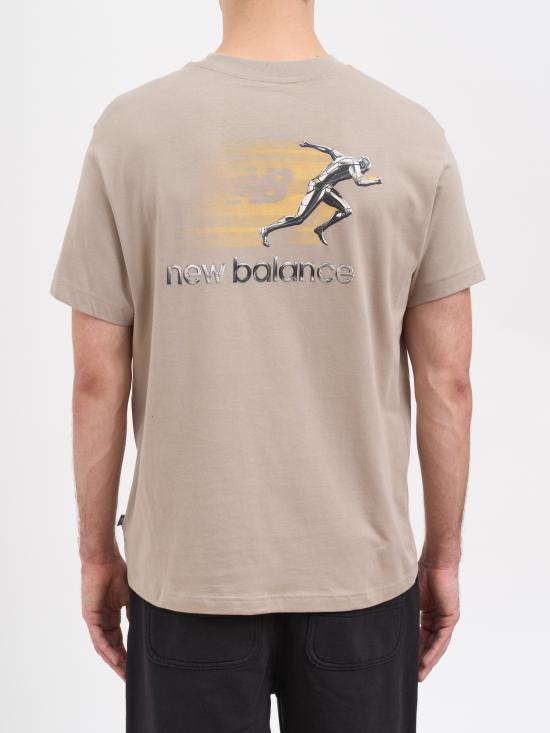 25FW 뉴발란스 반팔 티셔츠 MMT53948ADS Grey - NEW BALANCE