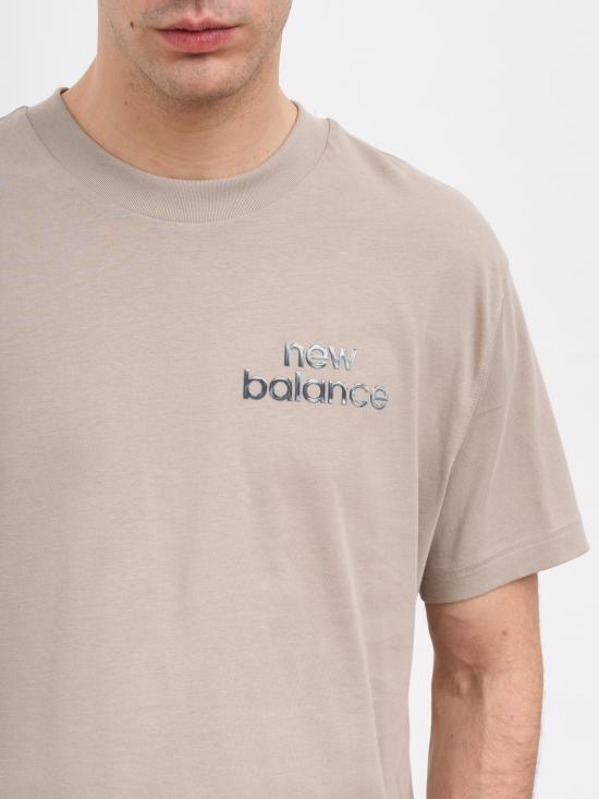 25FW 뉴발란스 반팔 티셔츠 MMT53948ADS Grey - NEW BALANCE