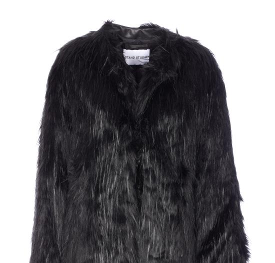 25FW 스탠드스튜디오 코트 66577 9414 89900 Black - STAND