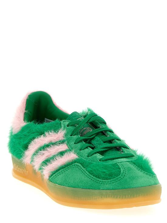 25FW 아디다스 가젤 인도어 스니커즈 JP8342WGREENGLOPNK Green - ADIDAS