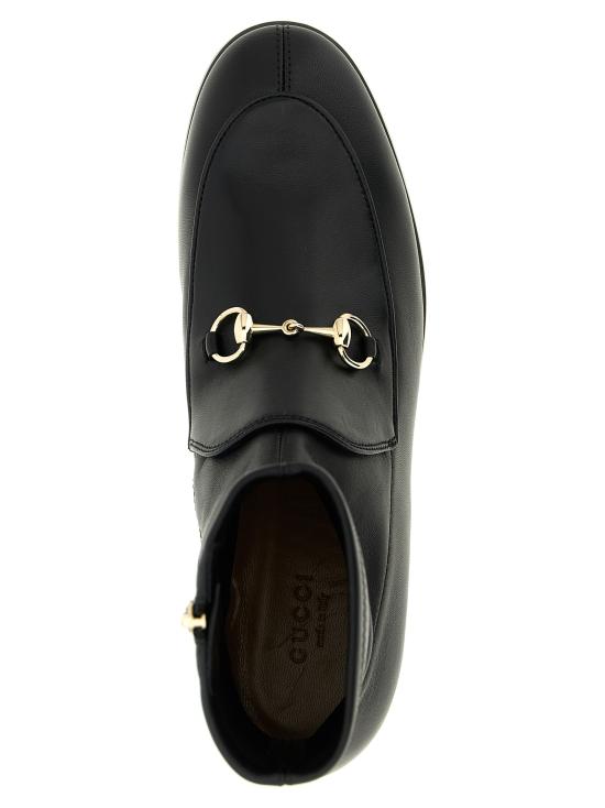 25FW 구찌 조던 가죽 앵클 부츠 831013AADP31000 Black - GUCCI