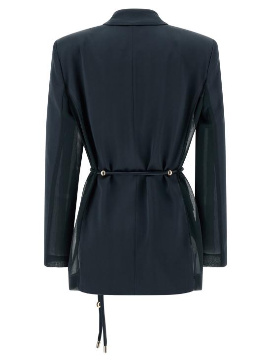 25FW 핑코 수트 세트 105604A2RAG41 Blue - PINKO