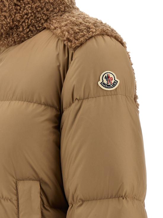 25FW 몽클레어 숏패딩 K20931A0014754AQE513 Beige - MONCLER
