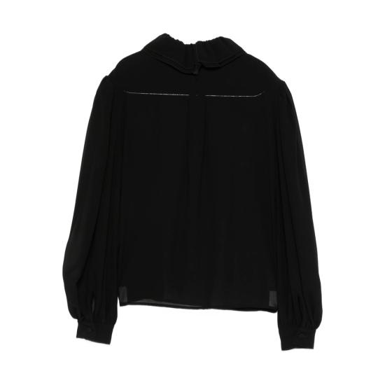 25FW 비베타 탑 VS2CM0120 TE088 9000 BLACK - VIVETTA