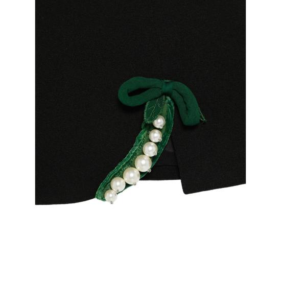 25FW 비베타 미디 스커트 VM2GO0116 TE085 9000 BLACK - VIVETTA